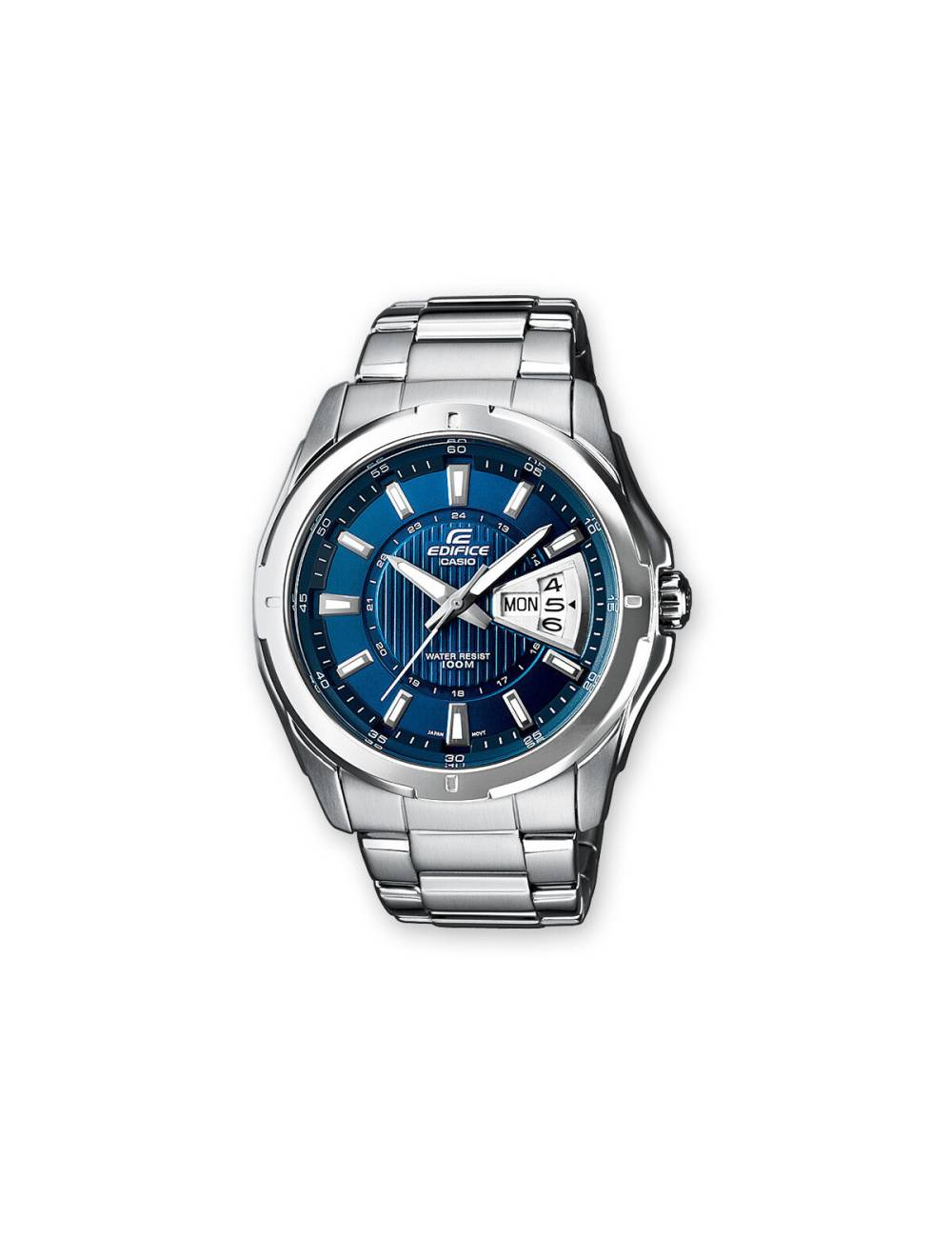 Orologio Edifice Analogico con Quadrante Blu e 3 Lancette