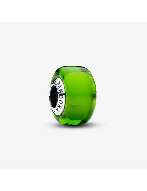 Pandora Charm Mini Vetro di Murano Verde