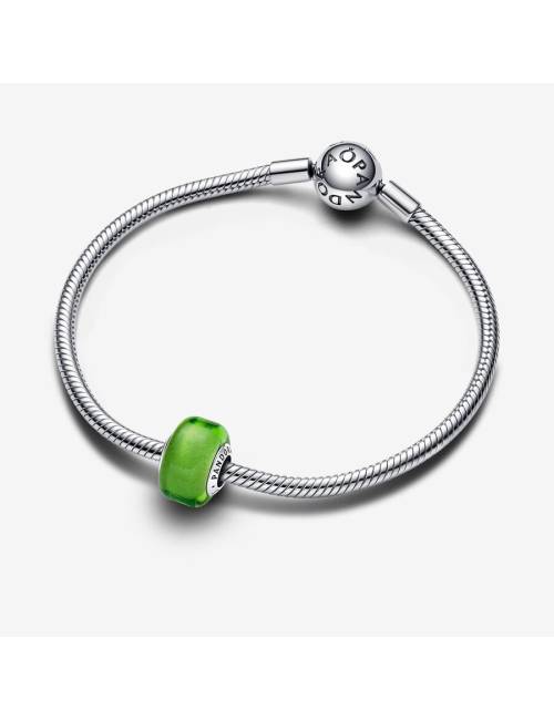 Pandora Charm Mini Vetro di Murano Verde