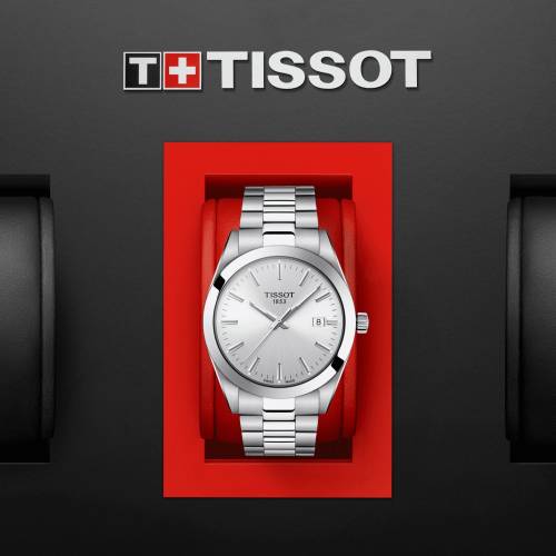 Tissot gentleman quarzo argento