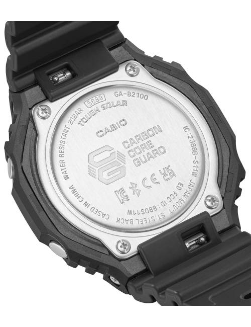 Orologio G-Shock da Uomo con Cassa Ottagonale Bluetooth Nero