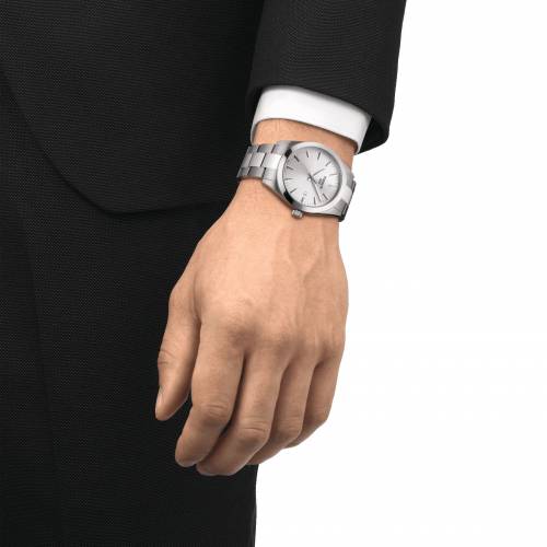 Tissot gentleman quarzo argento