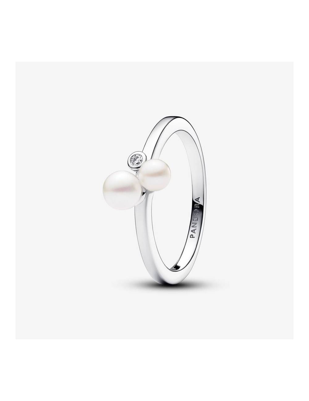 Pandora Anello Perle d'Acqua Dolce Coltivate e Punto Luce