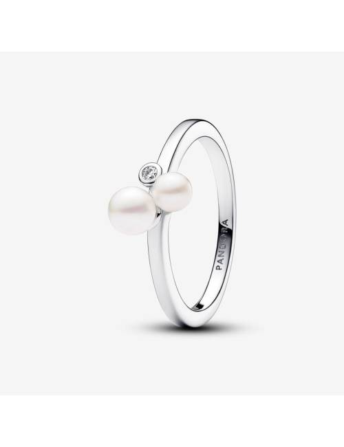 Pandora Anello Perle d'Acqua Dolce Coltivate e Punto Luce