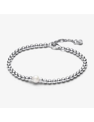 Pandora Bracciale con Perla d’Acqua Dolce Coltivata e Sfere