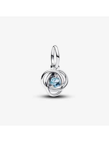 Pandora Pendente Cerchio Eterno Azzurro Marzo