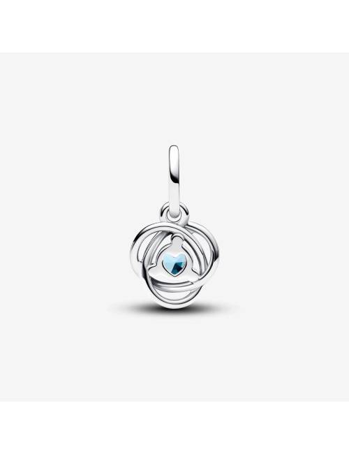 Pandora Pendente Cerchio Eterno Azzurro Marzo