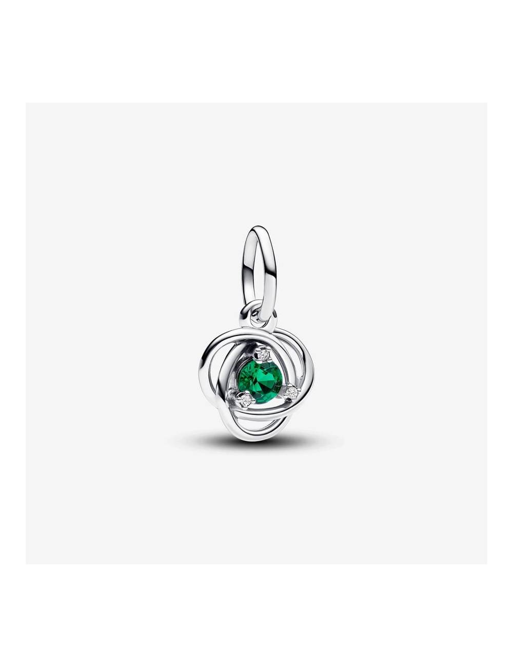 Pandora Pendente Cerchio Eterno Verde Scuro Maggio