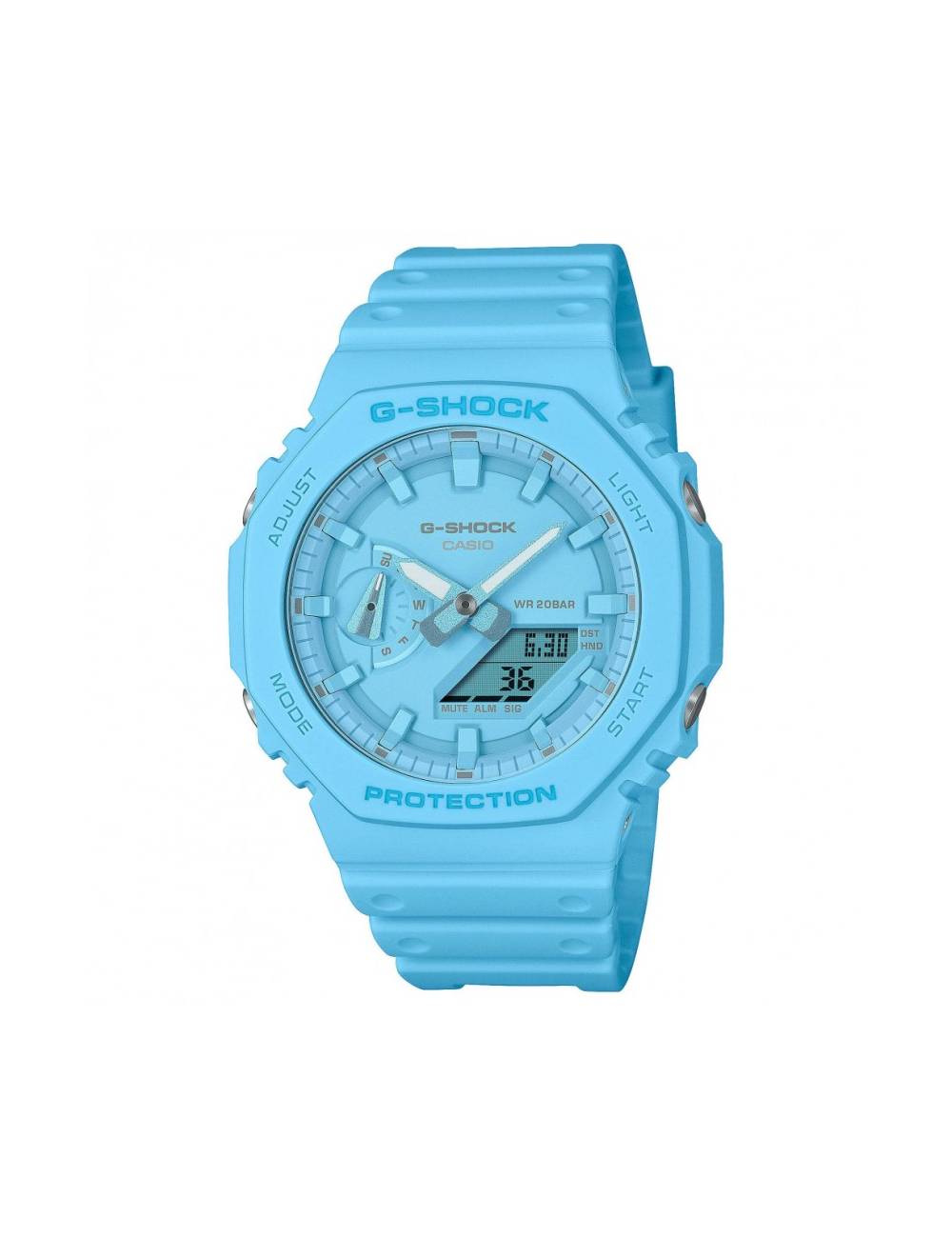 Orologio G-Shock con Cassa Ottagonale Celeste