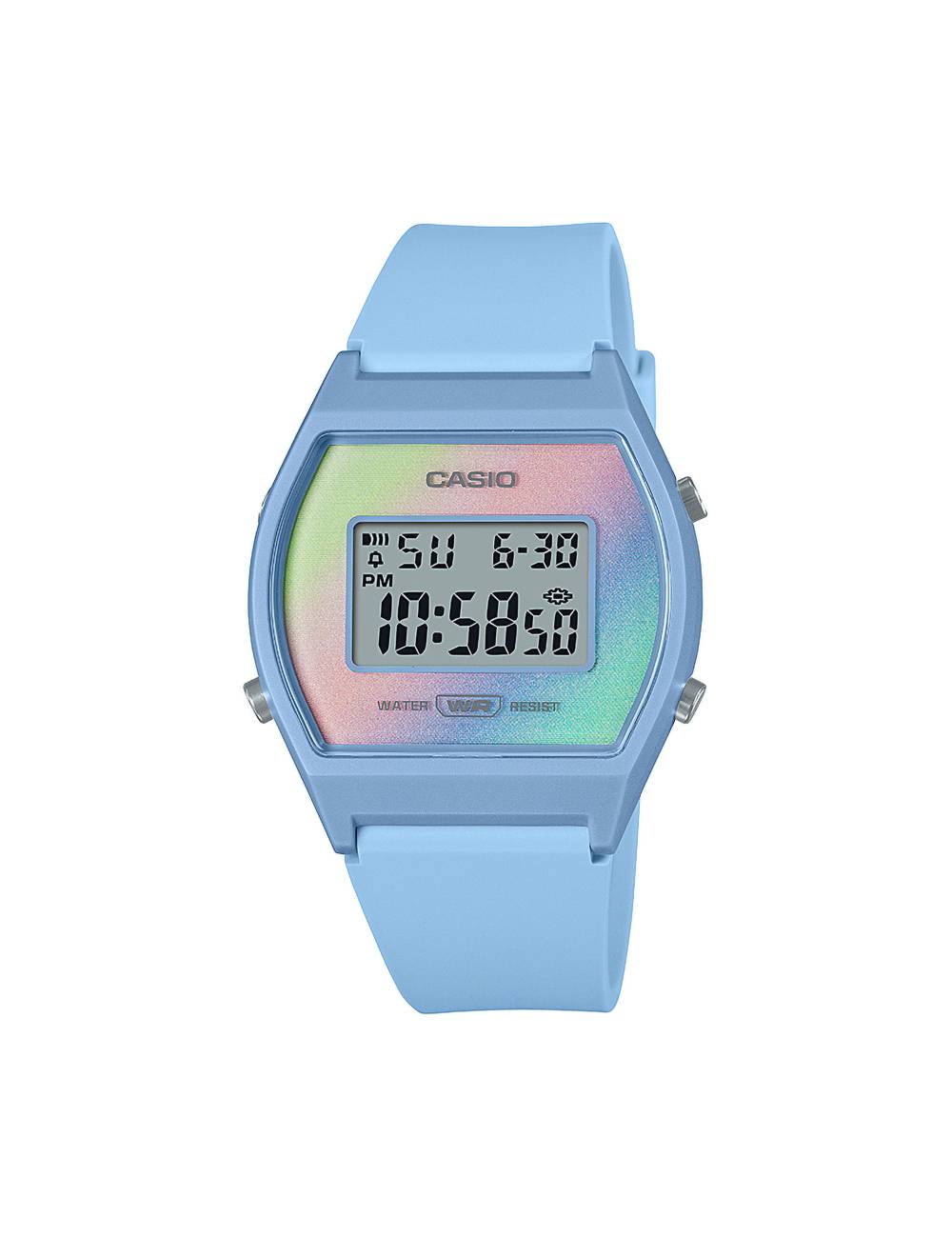 Orologio Casio Unisex Azzurro con Cinturino in Silicone