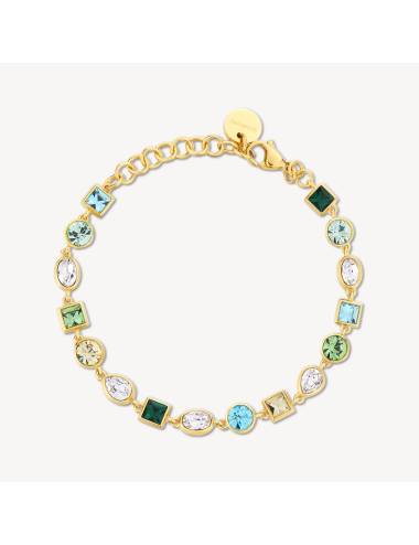 Bracciale Brosway Symphonia da Donna Placcato Oro con Cristalli Multicolor