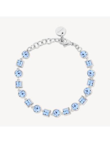 Bracciale Brosway Symphonia da Donna in Acciaio con Cristalli Azzurri