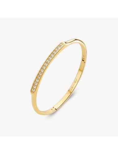 Bracciale Brosway Rigido With You Placcato Oro Giallo con Zirconi