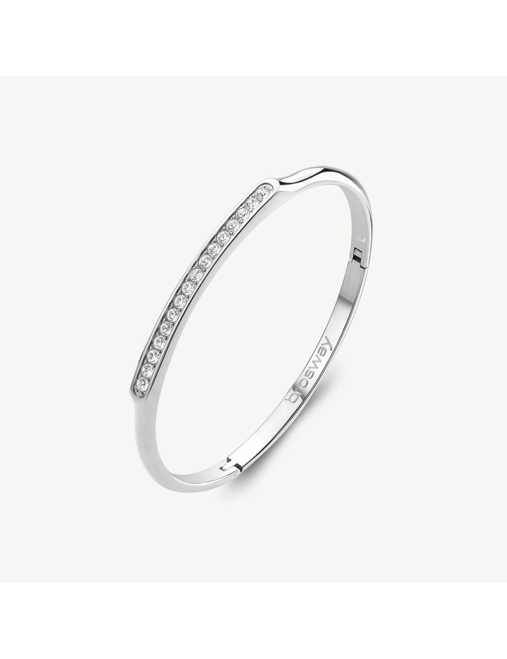 Bracciale Brosway in Acciaio da Donna con Zirconi Rigido