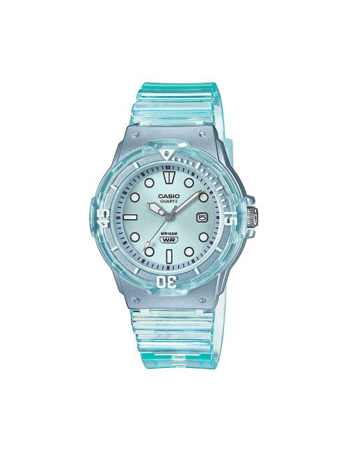 Orologio Casio da Bimbo con Cassa in Acciaio e Cinturino in Silicone Azzurro