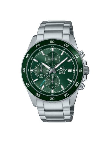 Orologio Casio Edifice da Uomo in Acciaio Cronografo con Quadrante Verde