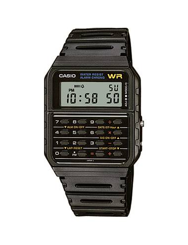 Orologio Casio Vintage serie Edgy Calcolatrice Nero