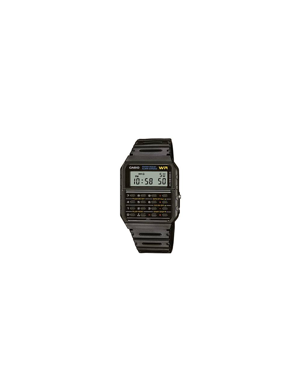 Orologio Casio Vintage serie Edgy Calcolatrice Nero