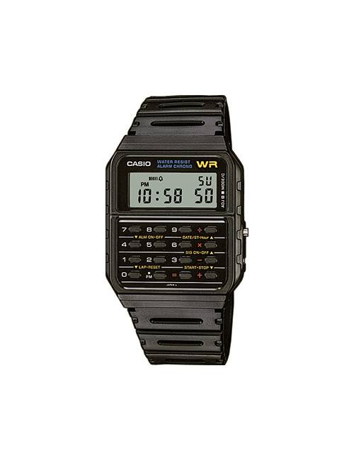 Orologio Casio Vintage serie Edgy Calcolatrice Nero