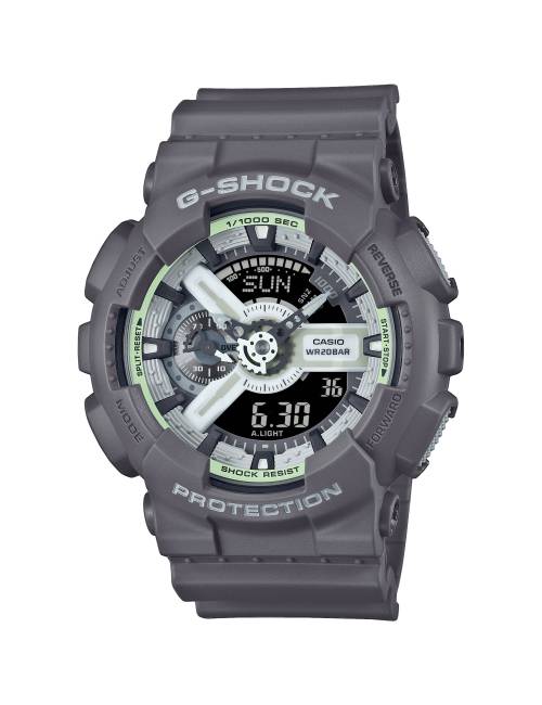 Orologio G-Shock da Uomo Serie 110 Grigio con Quadrante Full Lume