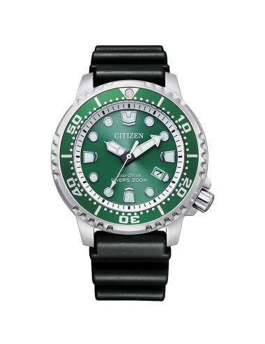 Orologio Citizen da Uomo Promaster con Quadrante Verde e Cinturino Nero in Silicone