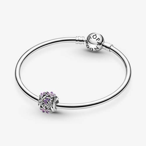 Charm Pandora Openwork Margherite Viola