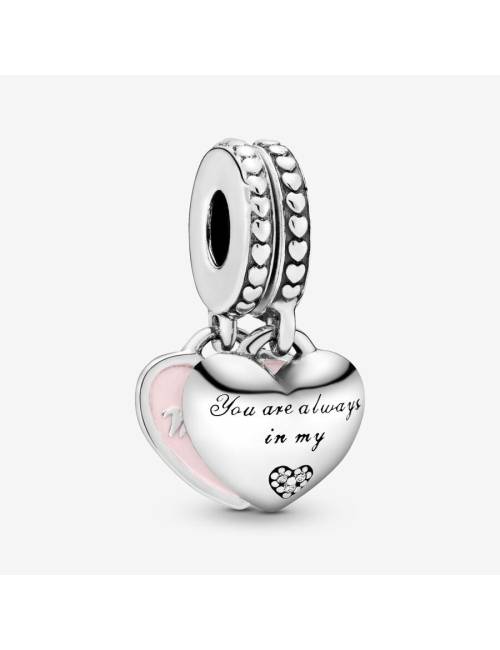 Pandora Charm Pendente Cuori Mamma & Figlia