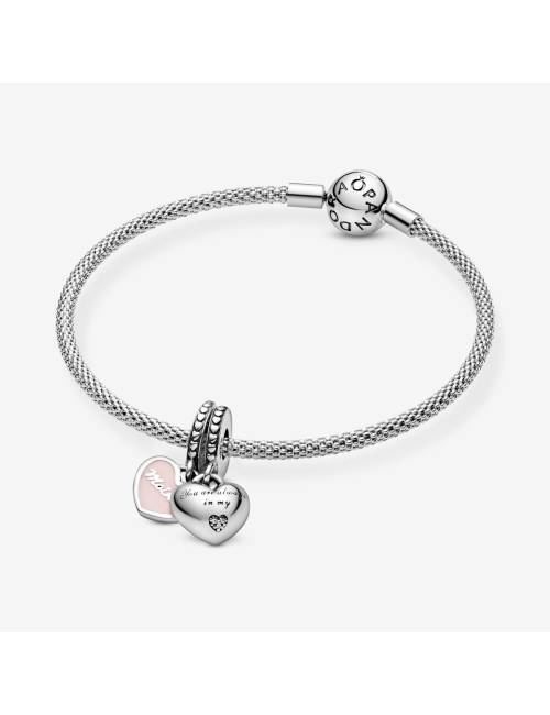 Pandora Charm Pendente Cuori Mamma & Figlia