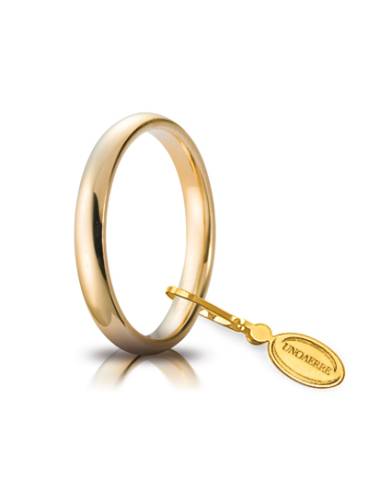 Unoaerre Fede Comoda 3 mm in Oro Giallo