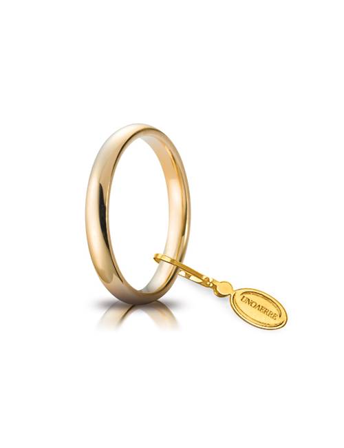 Unoaerre Fede Comoda 3 mm in Oro Giallo