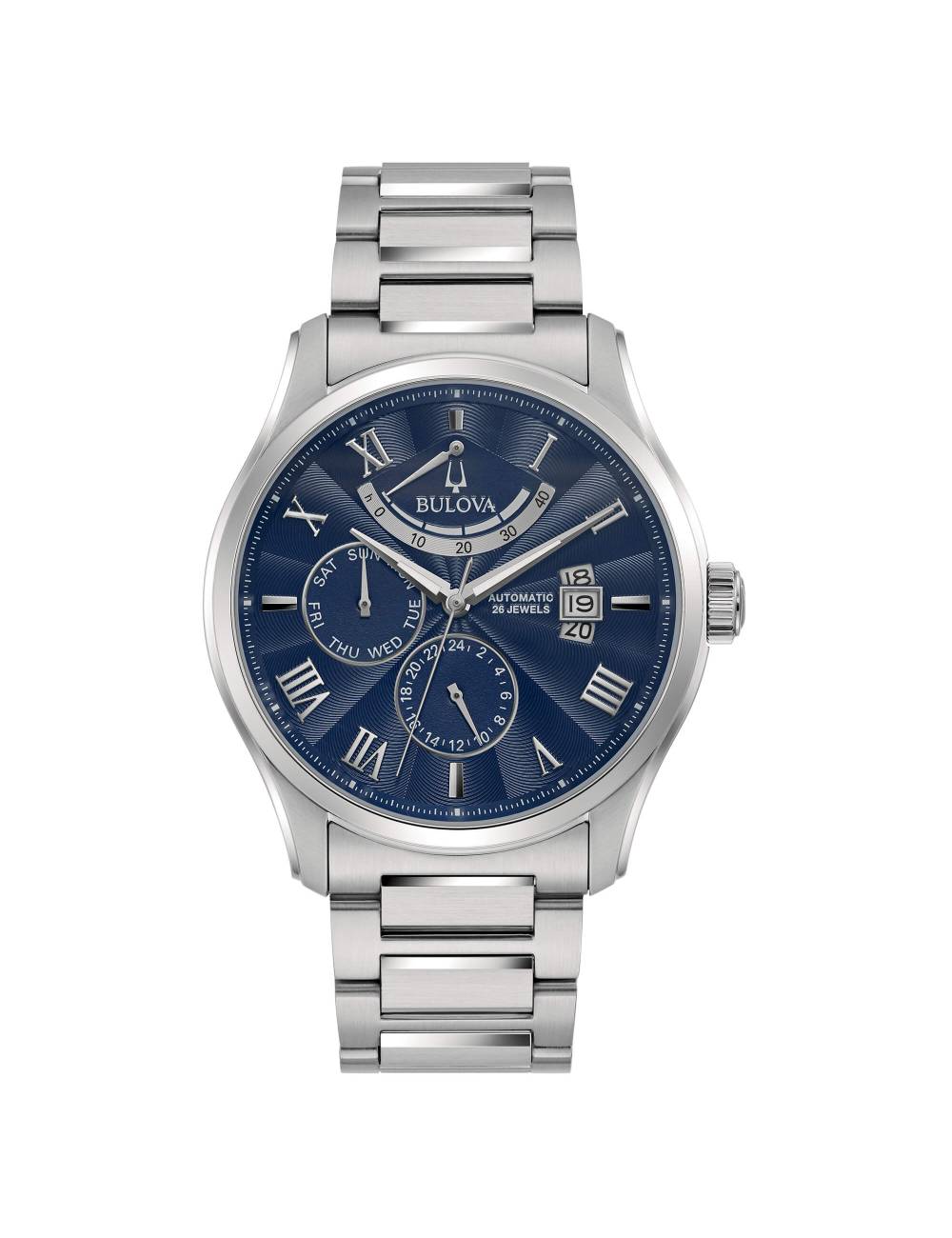 Orologio Bulova Wilton Automatico con Riserva di Carica Quadrante Blu