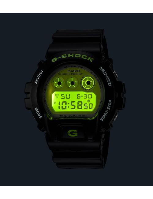 Orologio G-Shock Crazy Nero con Quadrante Verde Evidenziatore