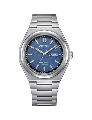 Orologio Citizen da Uomo Ecodrive in Super Titanium con Quadrante Blu