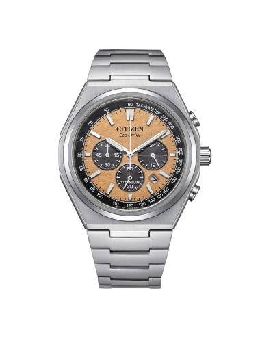 Orologio Citizen da Uomo Crono Salmone in Super Titanio