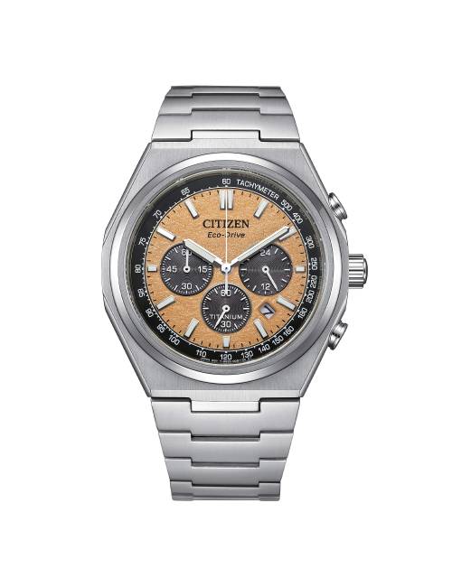 Orologio Citizen da Uomo Crono Salmone in Super Titanio