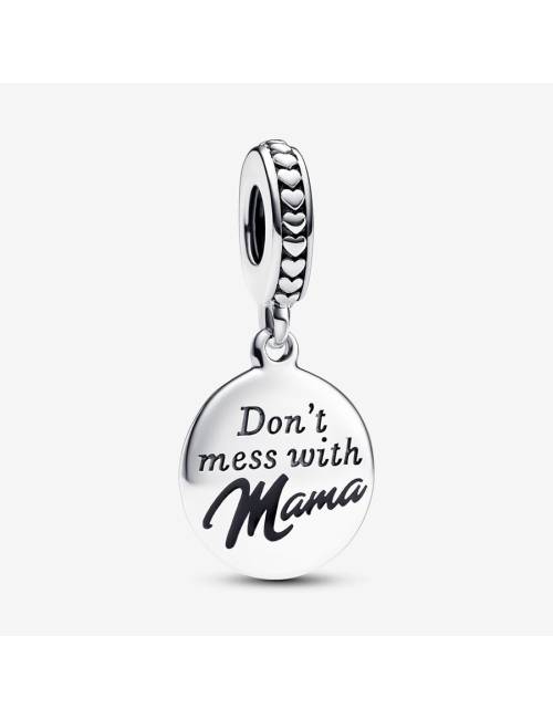 Pandora Charm Pendente “Don’t’ Mess with Mama” da incidere