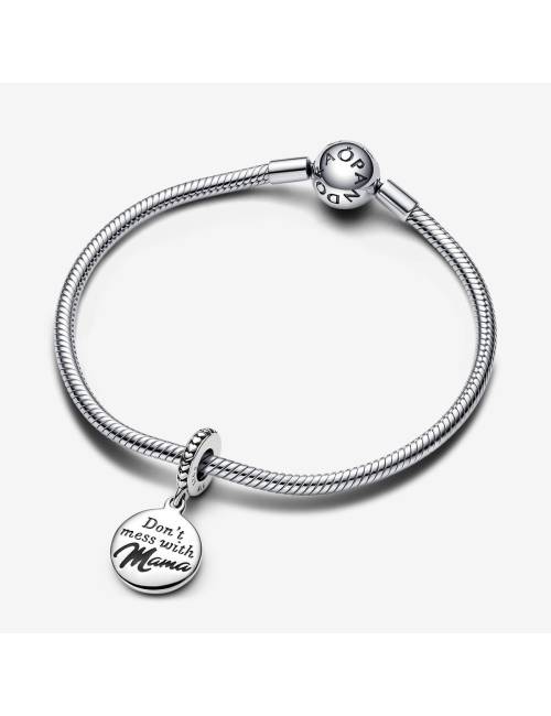 Pandora Charm Pendente “Don’t’ Mess with Mama” da incidere