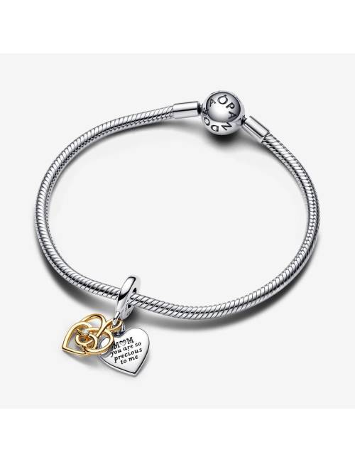 Pandora Charm Pendente Mamma Sei Preziosa da incidere