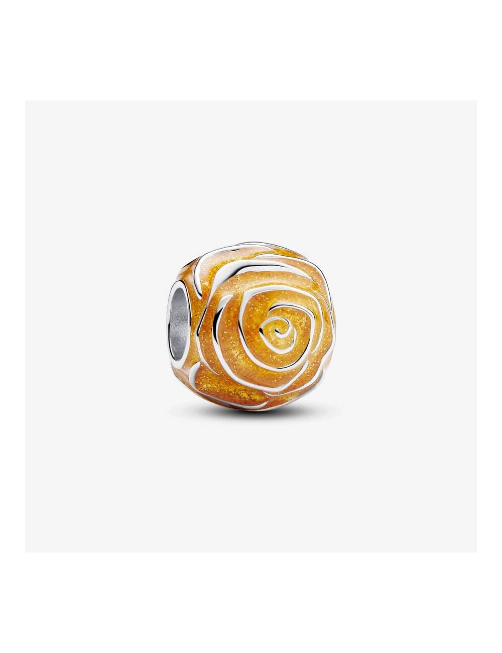 Pandora Charm Rosa Gialla