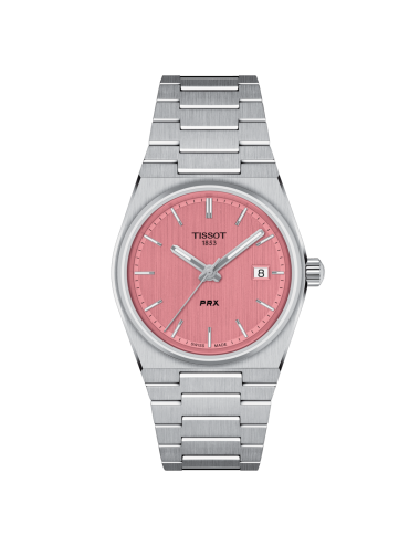 Orologio Tissot PRX da donna 35 mm con Quadrante Rosa