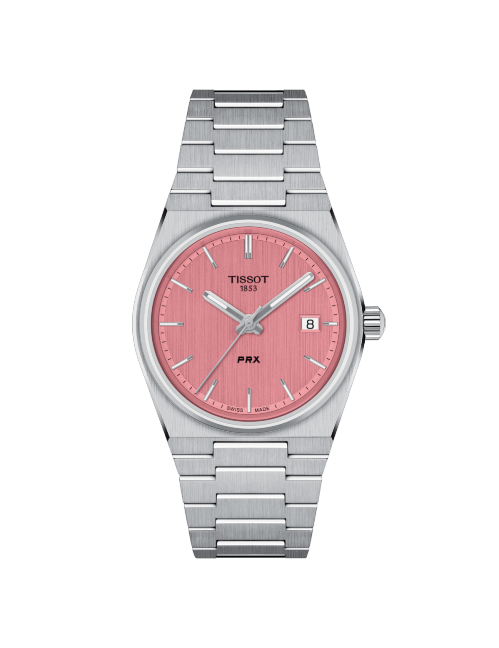 Orologio Tissot PRX da donna 35 mm con Quadrante Rosa