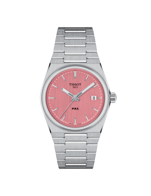 Orologio Tissot PRX da donna 35 mm con Quadrante Rosa