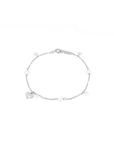 Rebecca Bracciale Lucciole in Argento 925 Pietre e Perle lungo 18.5 cm