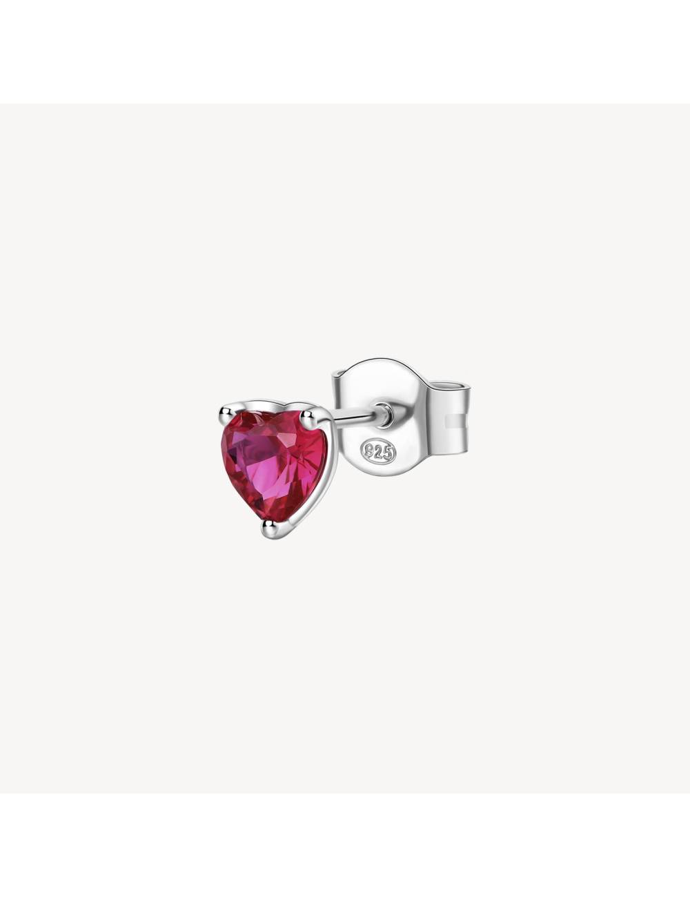 Brosway Orecchino Fancy a Cuore Ruby