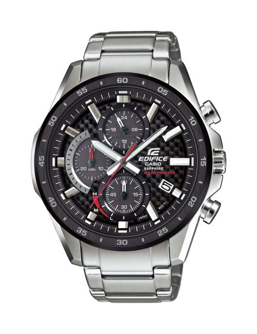 Orologio Casio Edifice Cronografo nero ad energia Solare