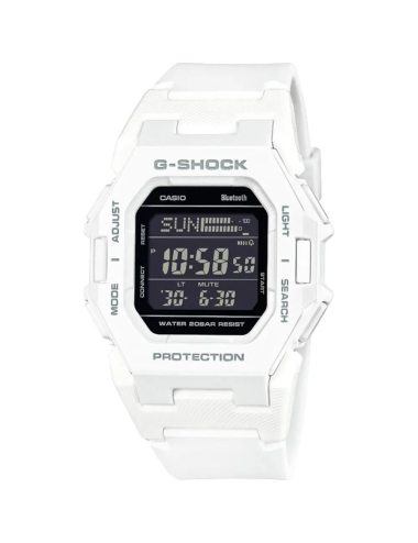 Orologio G-Shock da Uomo Serie GD-B500 Bianco con Display Digitale Negativo