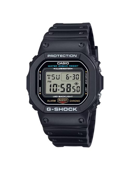 Orologio G-Shock da Uomo Nero Digitale Cassa Rettangolare