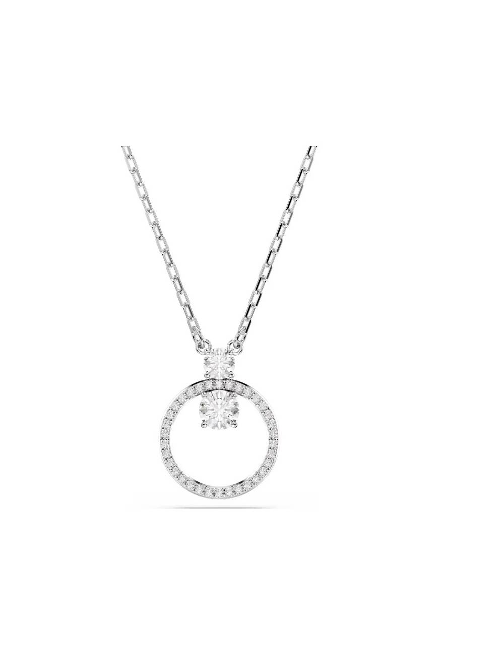 COLLANA SWAROVSKI CONSTELLA IN RODIO BIANCO CON PIETRE TONDE