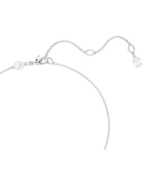 Collana Swarovski della linea Hyperbola con rodio bianco e Pendente con Pietre