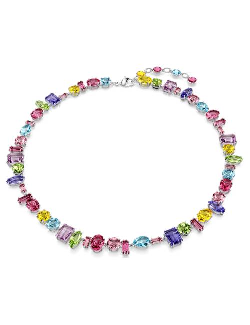 Collana Swarovski Gema con Pietre di Taglio Misto Multicolor